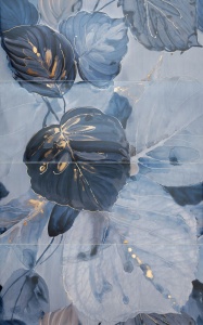 Faianta Decor 4-elemente Tubadzin Blue Stone 4x74,8x29,8 (119,8x74,8) cm