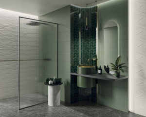 Faianta Paradyz Nightwish 25x75 cm, green - Img 3