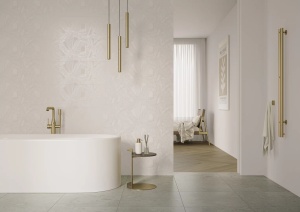 Faianta Paradyz Puris white rekt. decor A ultramat 29.8x89.8 cm - Img 2