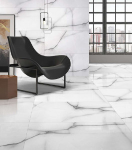 Gresie Luxury Zed Onyx Grey 60x120 cm, lucioasa - Img 2