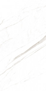 Gresie portelanata, rectificata, Super Statuario 60x120 cm, High glossy - Img 4