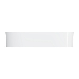 Lavoar compozit Foglia Evo cu montare pe blat, 60x40 cm, alb mat - Img 3