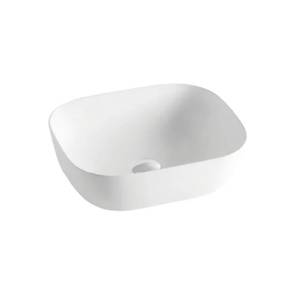 Lavoar pe blat Fluminia Crius-wh, dreptunghiular, 45.5x32x13.5 cm, alb