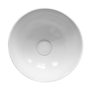 Lavoar rotund pe blat Fluminia Round, 33x33x13 cm - Img 3