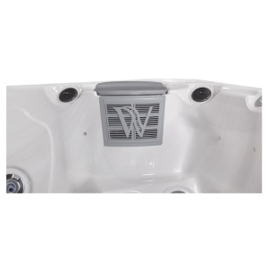 Minipiscina jacuzzi Wellis Malaga Citylife Premium, 6 locuri, cu pompa de caldura, scara inteligenta si spatiu de depozitare, 218x218x90 cm - Img 4