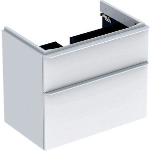 MOBILIER PENTRU LAVOAR SMYLE SQUARE CU DOUA SERTARE 73.4X61.7 ALB