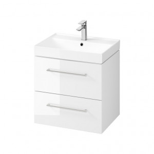 Mobilier suspendat Cersanit Larga pentru lavoar 60 cm, alb - Img 2