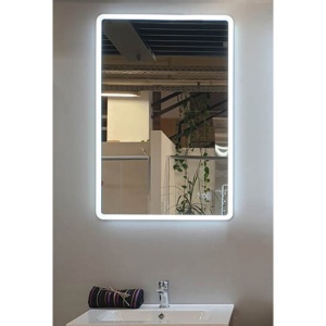Oglinda cu iluminare LED Fluminia Morris Superlight 60, 3 culori, dezaburire, 60 cm