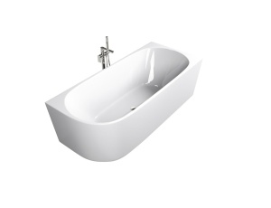 PROMO Cada freestanding Sanotechnik Porto, colt dreapta, acril, 170x75 cm - Img 2