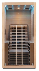 Sauna uscata Sanotechnik Carbon, 1 persoana, 100x130x195 cm