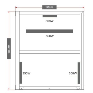 Sauna uscata Sanotechnik Ruby, 1 persoana, 90x100x195 cm - Img 8