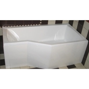 Set cada baie Belform Noa, masca frontala, suport, sifon, acril, dreapta, 170x90/70 cm - Img 3