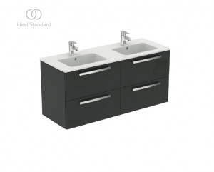 Set mobilier suspendat Ideal Standard Tempo cu lavoar Tempo 120 cm, gri - Img 3