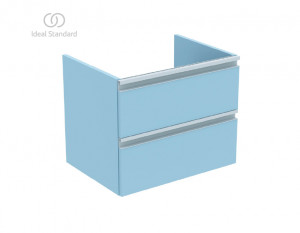 Set mobilier suspendat Ideal Standard Tesi cu lavoar Tesi 60 cm, albastru - Img 4