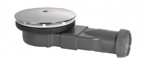 Sifon cadita de dus Ø90 mm Radaway-Wirquin R400W Slim, capac cromat