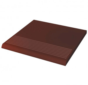 Treapta Klinker Paradyz Cloud brown stopnica prosta 30x30 cm