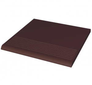 Treapta Klinker Paradyz Natural brown stopnica prosta 30x30 cm