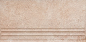 Treapta Klinker Paradyz Scandiano ochra stopnica prosta 30x60 cm