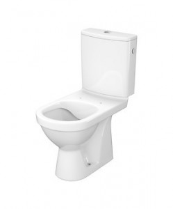 Vas wc pe pardoseala Cersanit Zip 784 Simple On 020 cu rezervor si capac slim duroplast, inchidere lenta, demontare rapida - Img 2