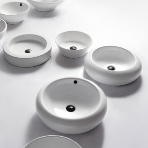 Ventil Fluminia cu orificiu preaplin, capac ceramic, negru lucios - Img 2