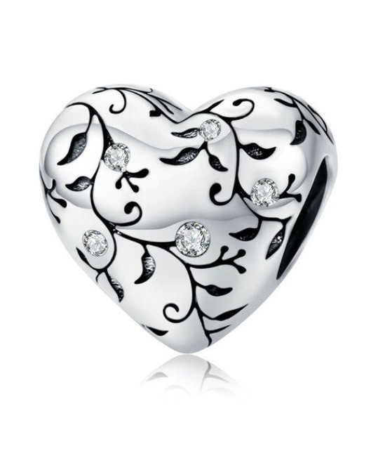 Talisman din argint -Heart- CHA1015A