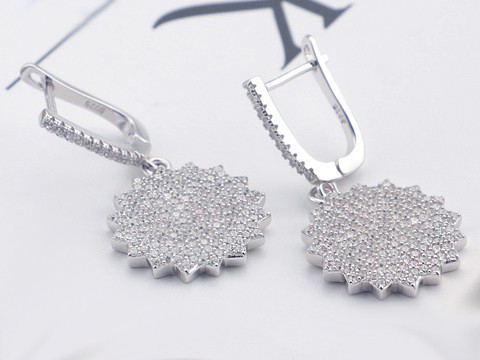 Cercei din argint Diamond Stars 6grame