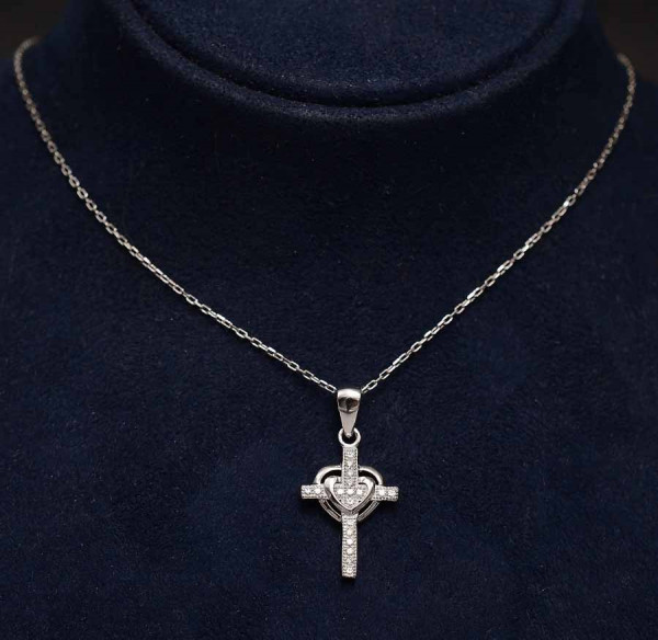 Lantisor si Cruciulita Din Argint Cod Arg136
