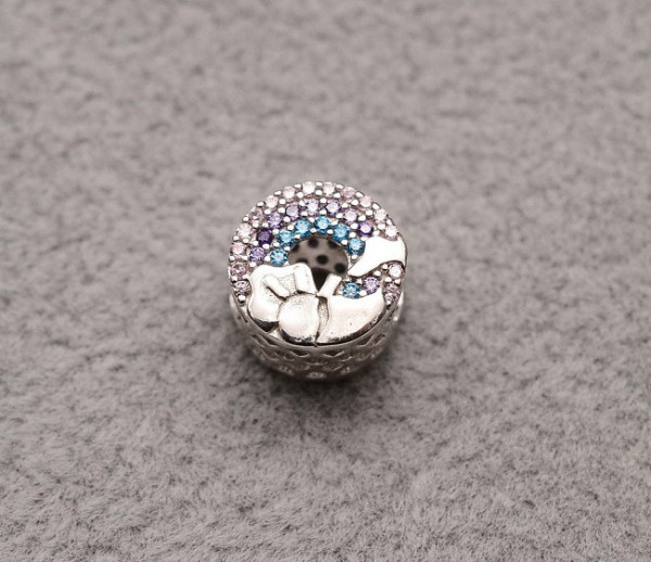 Talisman din argint Multicolor CHA1031