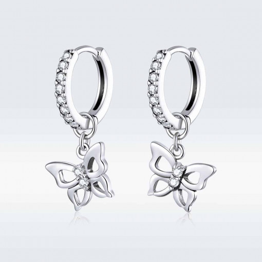 Cercei cu Tortita Argint 925 Butterfly ARG08C