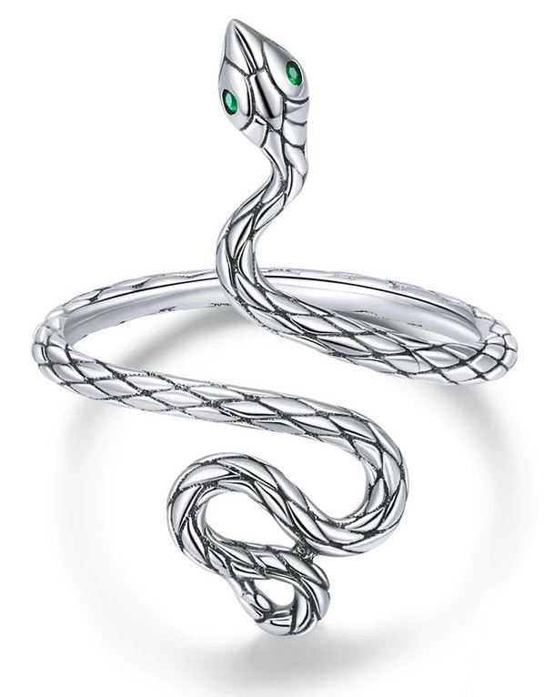 Inel Argint Reglabil Snake --- Model SARPE--- ARG405D