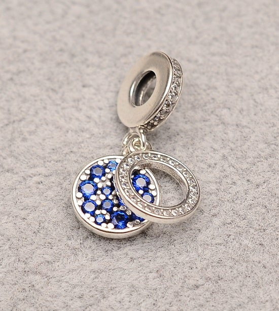 Talisman din Argint Charm ---Special Blue--- CHA1002