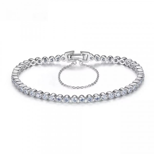 Bratara din argint Sparkling Tennis ARG01C