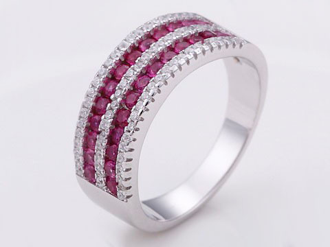 Inel din argint Pink Elegant ARG351