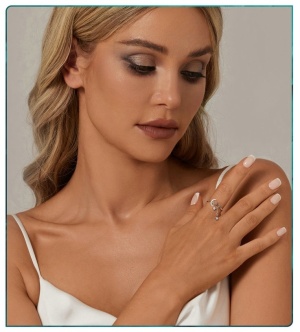 Inel Reglabil cu Cristale Strălucitoare – Eleganță și Rafinament Cod ARG159C - Img 5