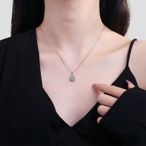 Colier Elegant cu Pandantiv de Cristal, Disponibil în Diverse Culori, Ideal pentru Orice Ocazie Cod ARG203E - Img 10