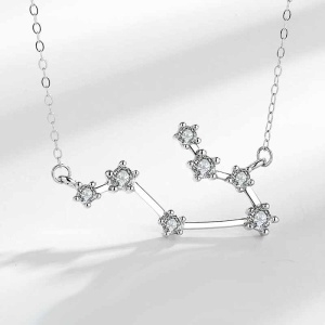 Colier din argint cu Constelatia GEMENI silver cod ARG02C - Img 1