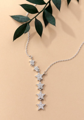 Lantisor Din Argint 925 --- STELUTE-- STARS ARG380E - Img 3