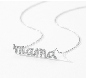 Lănțișor Elegant "Mama" din Argint 925 – Cadoul Perfect pentru Mamele Dragi Cod ARG169C - Img 4