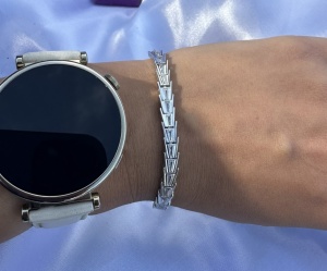 Brățara Tenis din Argint – Magia Strălucirii Infinite în Eleganță Pură" ARG394M - Img 3