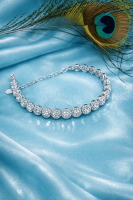 Set Colier și Brățară din Argint 925 cu Zirconii Pavate – Strălucire Elegantă și Design Fin SET 244E - Img 2