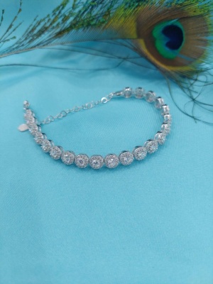 Set Colier și Brățară din Argint 925 cu Zirconii Pavate – Strălucire Elegantă și Design Fin SET 244E - Img 3