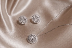 Set Elegant Din Argint Cu Pietre Zirconiu – Design Circular Set 208X - Img 3