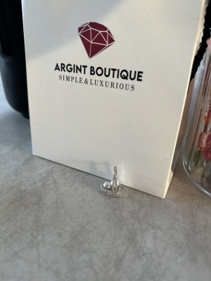 Cercei cu Perlă și Pietre Zirconiu – Bijuterii Argint 925, Stil Clasic Cod Arg 369Y - Img 2