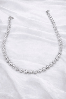 Set Colier și Brățară din Argint 925 cu Zirconii Pavate – Strălucire Elegantă și Design Fin SET 244E - Img 3