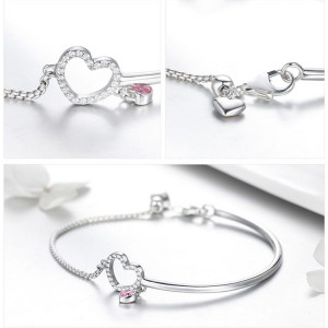 Bratara Din Argint HEART OF WOMEN Arg95B - Img 2