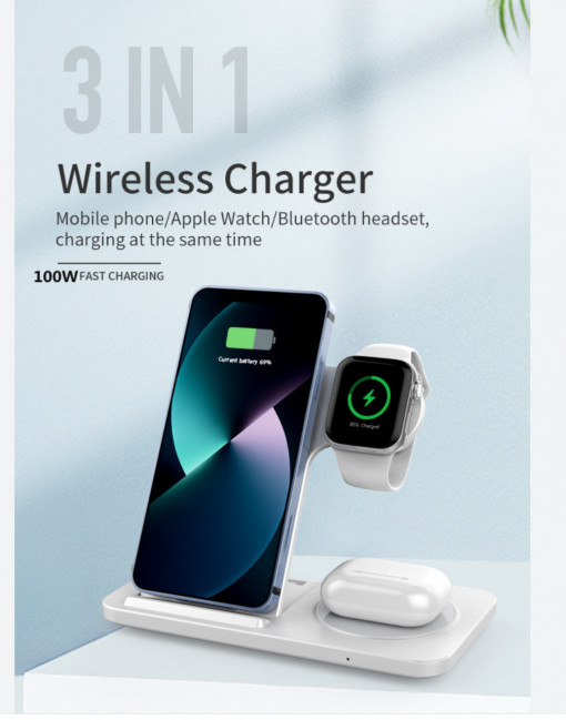 Suport de încărcare fãrã fir rapid de 100W pentru iPhone