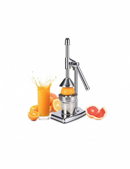 Storcător Manual din Inox pentru Fructe - Presă cu Recipient și Strecurătoare