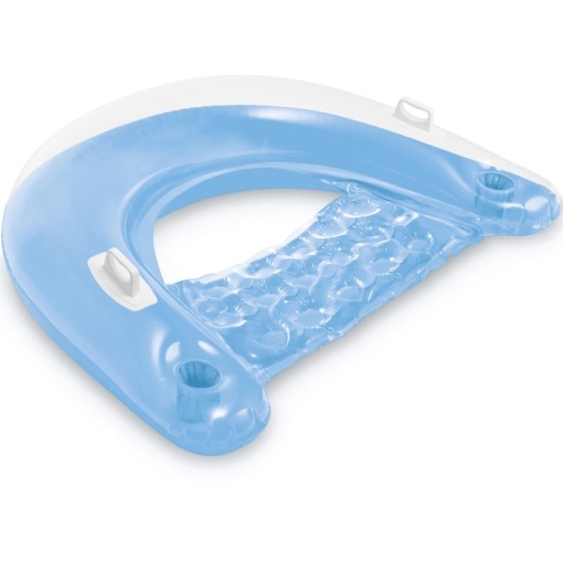 Saltea Gonflabilă de Plaja Intex - 152 x 99 cm, 80 kg, Albastru și Galben
