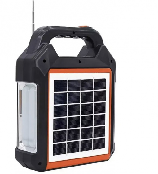 Kit Solar Portabil Miromoto® cu Bluetooth/FM/TF/USB și Lanternă LED