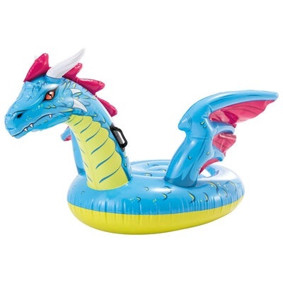 Saltea gonflabila pentru copii Intex - Ride-on, Dragon, 201 x191 cm